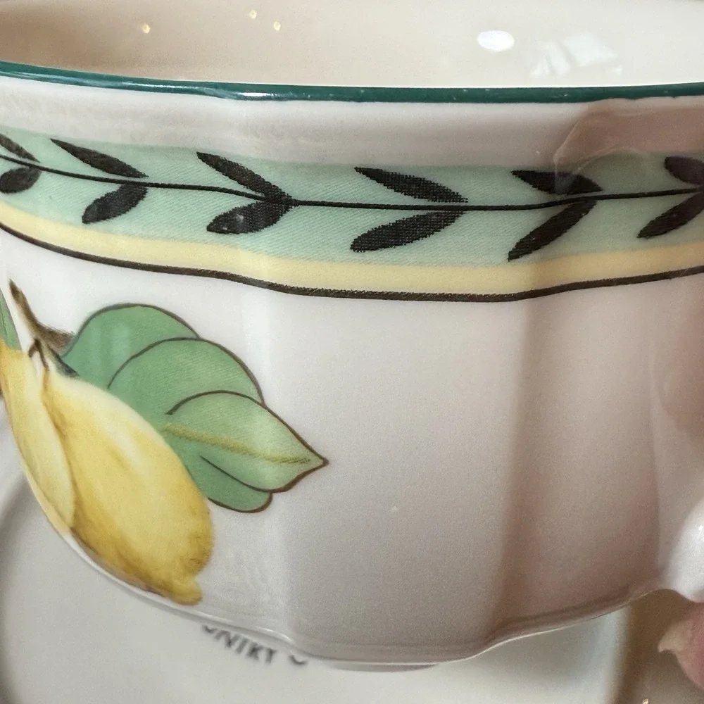 Villeroy & Boch‎ French Garden Fleurence -Country Collection- Flat Cup & Saucer